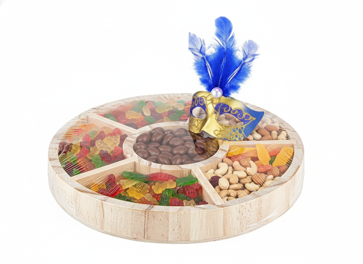 Round Sectional Candy Platter