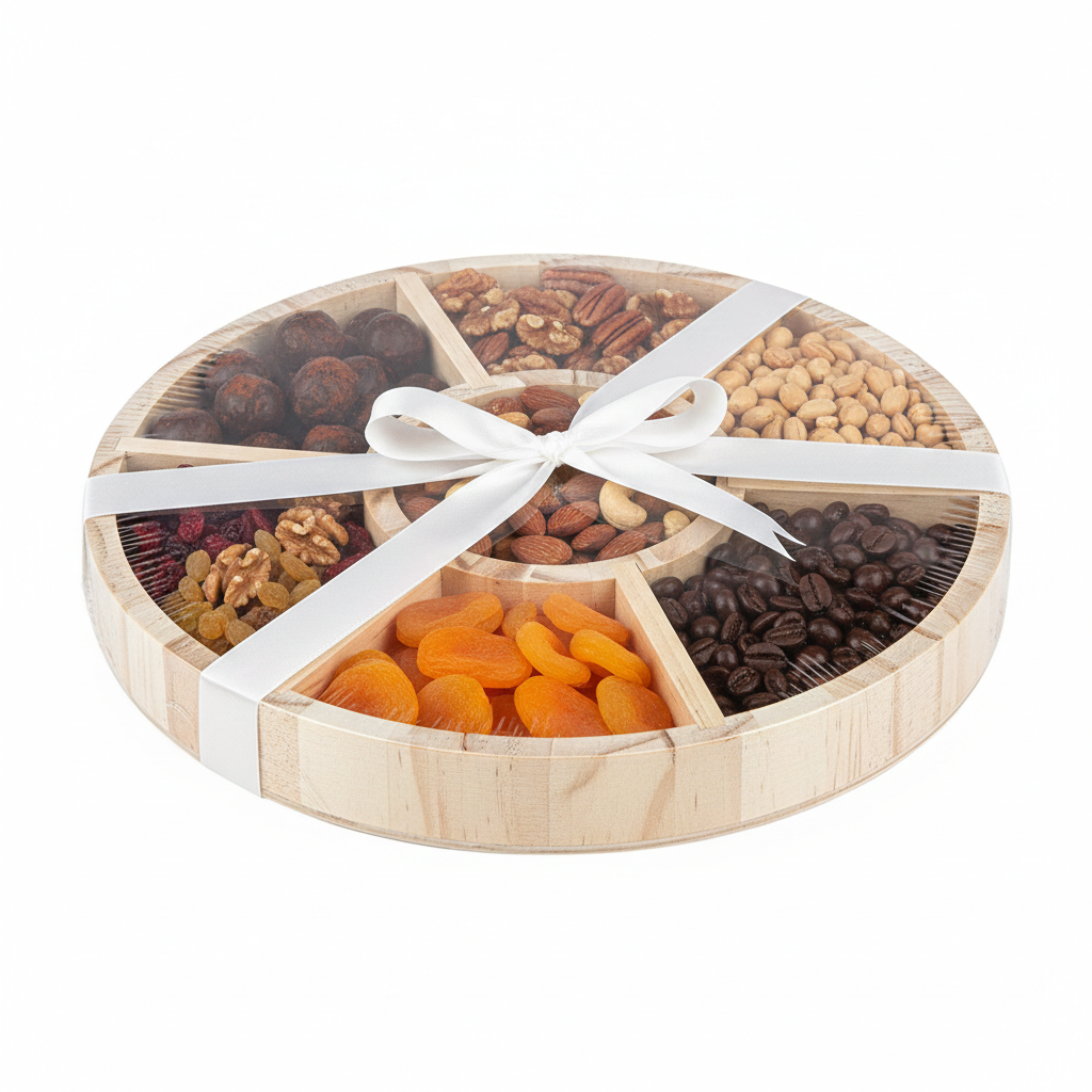 Round Sectional Candy Platter