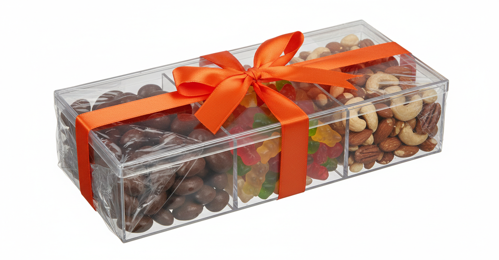 Acrylic 3 Sectional Candy Platter