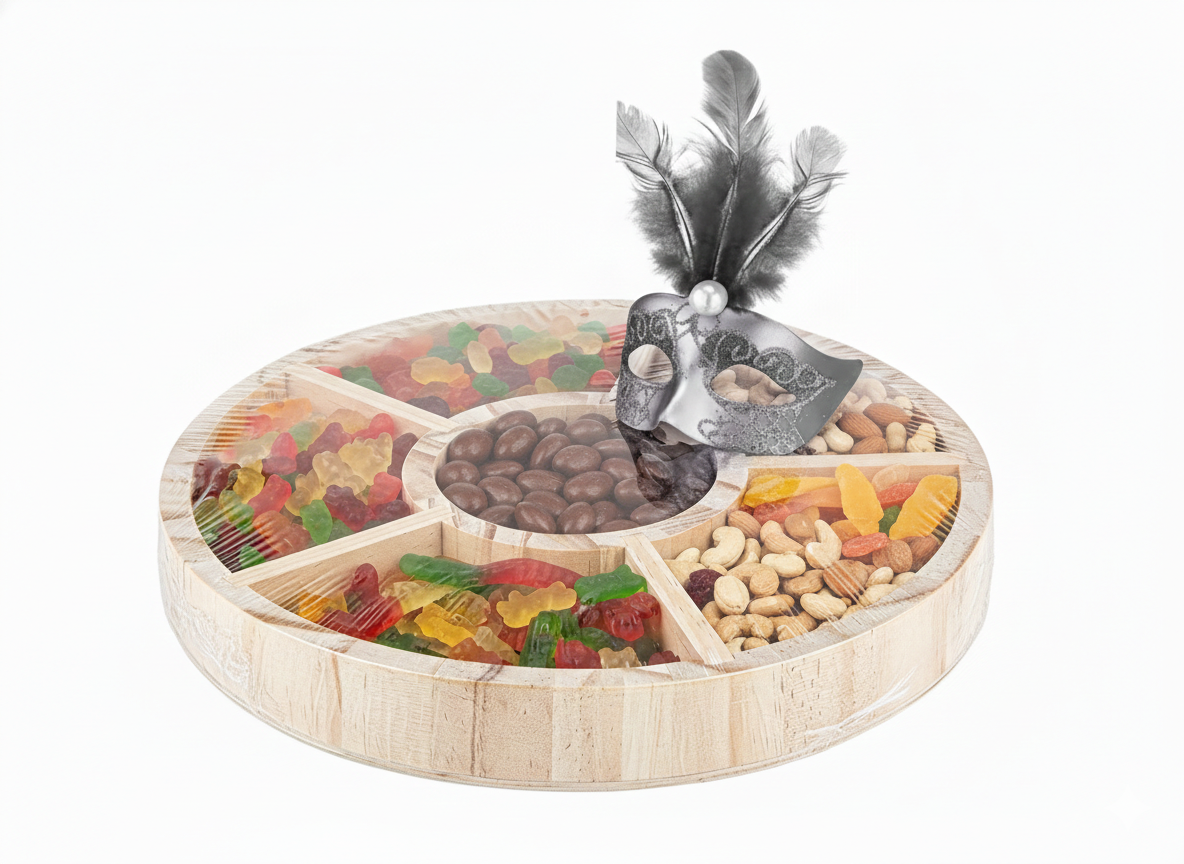 Round Sectional Candy Platter